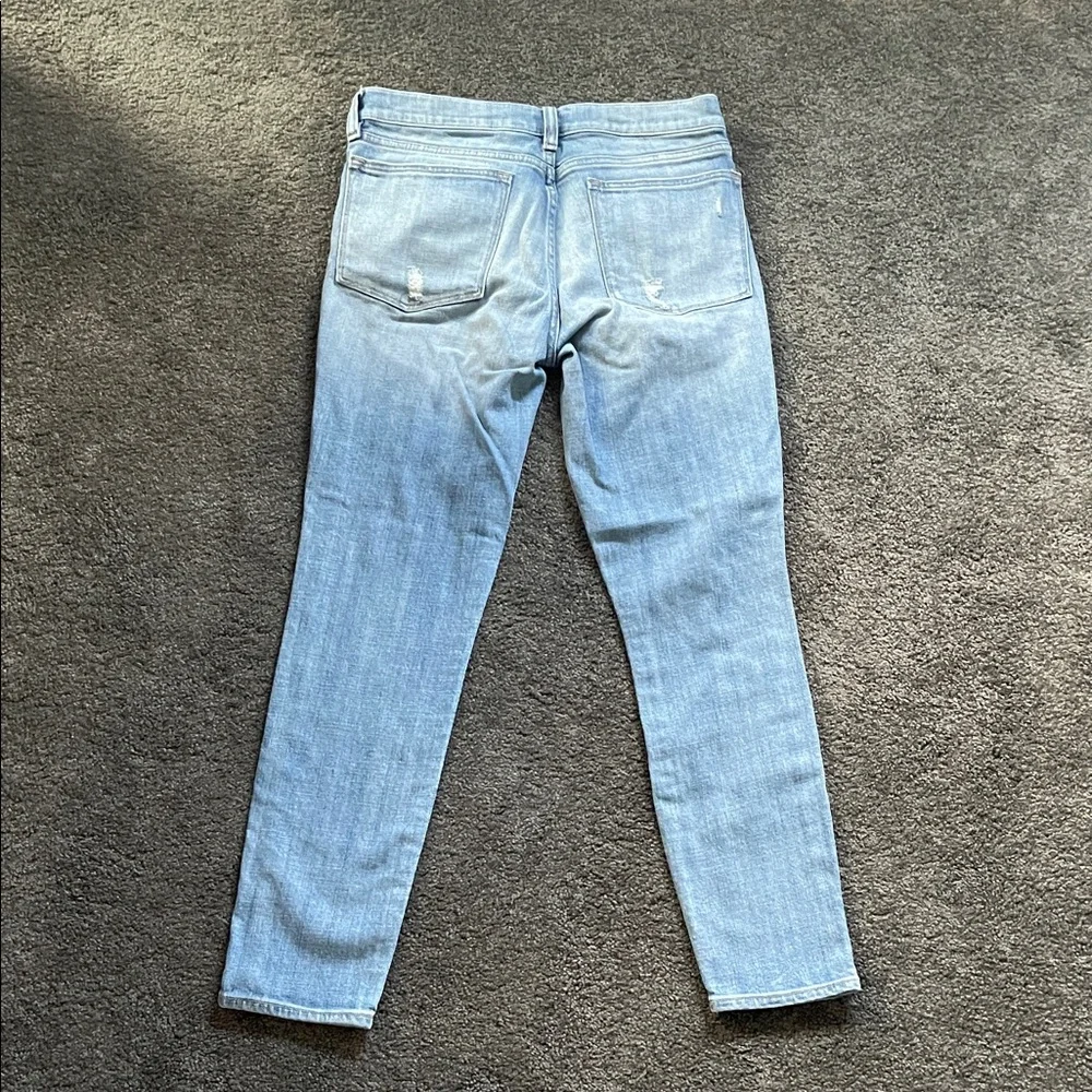 Video- vintage J Crew Blue Distressed Jeans